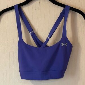 Under Armour Women's Vibrant Blue Sports Bra